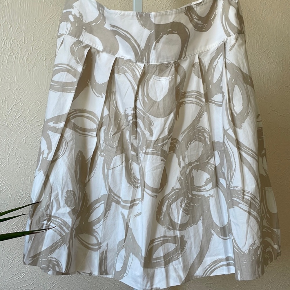 Banana Republic pretty poplin a line skirt